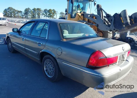 1999 Mercury Grand Marquis Gs из США, поврежденный, VIN 2MEFM74W5XX626563